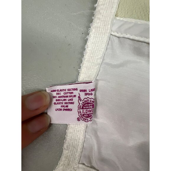 Vintage Lingerie Union Made Fantasia Original Lilyette White Lace Bustier Corset - Picture 12 of 12